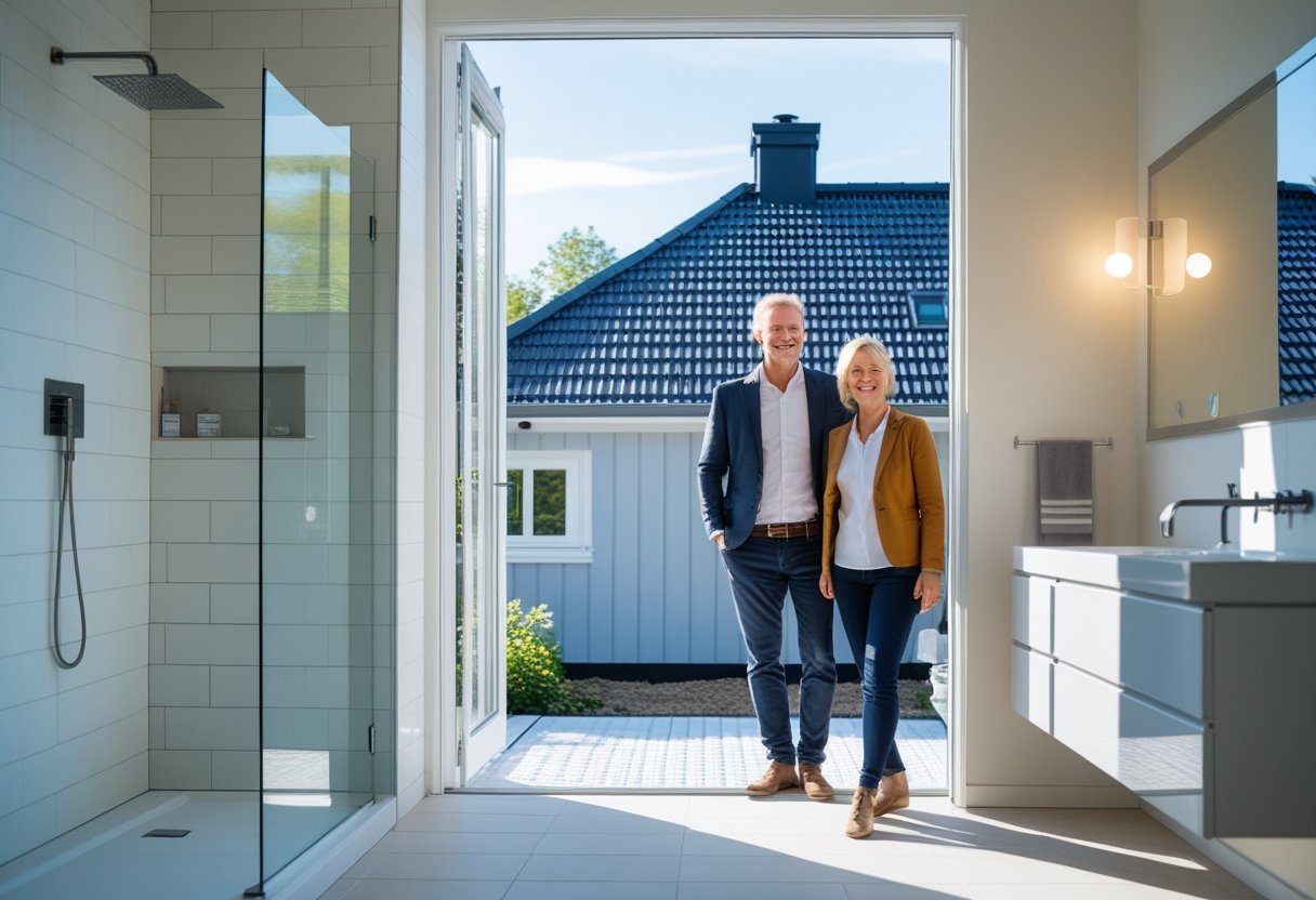 Saadan faar du et nyt tag og renovering af badevaerelse Silkeborg